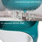 2 in 1 Double-layer Drain Basket Kitchen Plastic Fruit Vegetable Basket Salad Bowl - Image 4