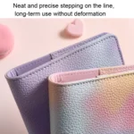 PU Leather Macaron Notebook Symphony Pearl Paper Loose-leaf Cash Budget Book - Image 5