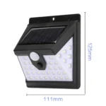 40 LEDs Solar Outdoor Body Induction Lamp IP65 Waterproof Wall Street Light - Image 5