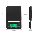 Hand Punch Coffee Scales Timing Electronic Timer Scale Kitchen Scales - Image 4