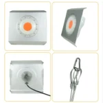 75W Plant Growth Light Ultra-Thin High-Brightness Full-Spectrum COB Indoor Greenhouse Light With Plug - Image 5
