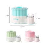 Living Room Round Plastic Retractable Tissue Box Household Multi-functional Drawer Box with Toothpick Box - Image 3