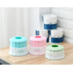 Living Room Round Plastic Retractable Tissue Box Household Multi-functional Drawer Box with Toothpick Box - Image 6
