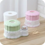 Living Room Round Plastic Retractable Tissue Box Household Multi-functional Drawer Box with Toothpick Box - Image 8