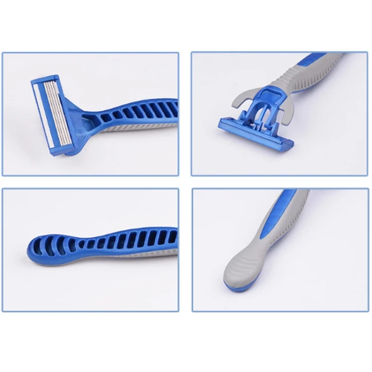 TBD04262975_4.webp 1 Set Five-layer Stainless Steel Men Disposable Manual Razor Induction Rotary Cutter Head - Image 5
