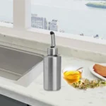 Cylindrical Seasoning Bottle Stainless Steel Oil Pot