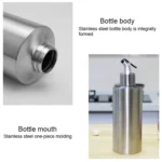 Cylindrical Seasoning Bottle Stainless Steel Oil Pot - Image 3