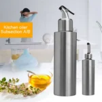 Cylindrical Seasoning Bottle Stainless Steel Oil Pot - Image 4