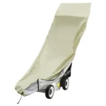 Outdoor Lawn Mower Rain and Dust Cover Weeder Cover (Khaki)
