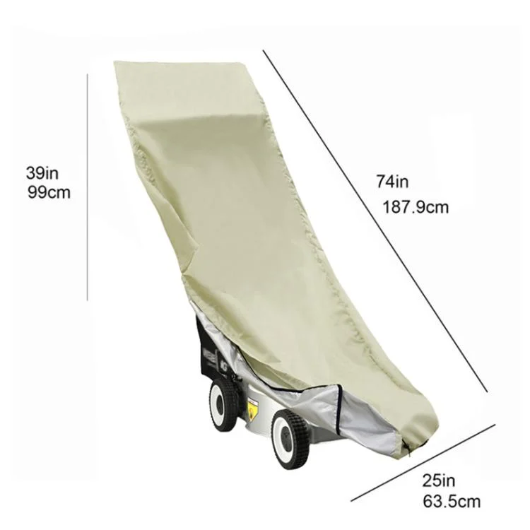 TBD04263476_1.webp Outdoor Lawn Mower Rain and Dust Cover Weeder Cover (Khaki) - Image 2