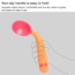 Baby Learning To Eat Bending Training Elbow Twisting Spoon Fork - Image 8