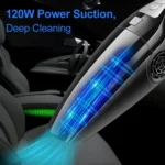 Car Vacuum Cleaner High Power 120W Home Car Dual-use Vacuum Cleaner Powerful Dry and Wet Wired Models Seventh Generation - Image 3