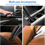 Car Vacuum Cleaner High Power 120W Home Car Dual-use Vacuum Cleaner Powerful Dry and Wet Wired Models Seventh Generation - Image 4