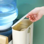 Household Punch-free Wall-mounted Disposable Paper Cup Taker Automatic Water Cup Holder Dispenser - Image 3
