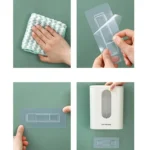 Household Punch-free Wall-mounted Disposable Paper Cup Taker Automatic Water Cup Holder Dispenser - Image 5