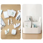 Simple Plastic Multi-storage Storage Box Table Debris Finishing Box Student Dormitory Compartment Storage Box - Image 5