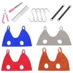 Small & Medium Pet Grooming Polyester Hanging Hammock With Trimming Tool - Image 2