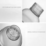 Shaker Cup PC Oz Cup Shaker With Scale Shaker Shaker Milk Teapot Juice Jug - Image 6