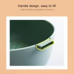Kitchen Rice Pan Double-dish Vegetable Drain Basket Plastic Fruit Basket - Image 5
