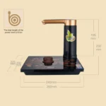 KAMJOVE Intelligent Electric Kettle Automatic Water Supply Electric Teapot CN Plug - Image 2