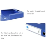 Deli 5683 File Box A4 Plastic File Box 55mm Office Storage Box Information Box - Image 4