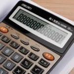 Deli 1559N Live Voice Calculator Multifunctional Office Finance 12-bit Calculator - Image 3