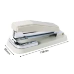 Deli 0414 Stapler Portable Rotatable Stapler 0012 Staple Nail - Image 2