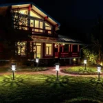 2 PCS Solar Striped Lawn Light LED Outdoor Waterproof Garden Park Landscape Light - Image 3