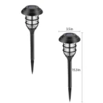 2 PCS Solar Striped Lawn Light LED Outdoor Waterproof Garden Park Landscape Light - Image 4