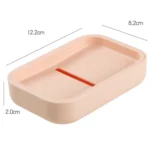 Double-layer Soap Box Portable Travel Soap Tray With Lid Draining, Random Color - Image 7