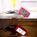 Temperature Type Lazy Snooze Alarm Mute Backlit Electronic Clock - Image 5