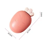 Plastic Soap Box With Lid Drainable Travel Portable Soap Box Random Color - Image 5