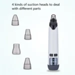 3-in-1 Temperature Sensor Blackhead Heating Electric Pore Cleaner Facial Acne Removing Device - Image 5