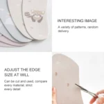 Household Paste Type Thickened Universal Toilet Seat Gasket Waterproof Toilet Seat, Random Pattern Delivery - Image 3