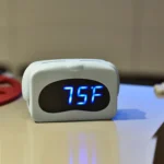 Mini Cute Cartoon Multifunctional Digital Luminous Thermometer Small Alarm Clock - Image 6