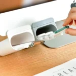 Sticky Pen Holder Desktop Can Hang Pen Case Office Stationery Storage And Sorting Box Random Colour - Image 6