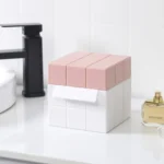 Cube Tissue Box Desktop Storage Box - Image 5
