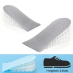 JF101 Invisible Transparent Silicone Heightening Pad Heel Heightening Insole Shock Absorption Half Pad