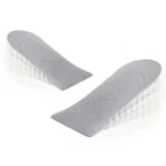 JF101 Invisible Transparent Silicone Heightening Pad Heel Heightening Insole Shock Absorption Half Pad - Image 2