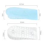 JF101 Invisible Transparent Silicone Heightening Pad Heel Heightening Insole Shock Absorption Half Pad - Image 3