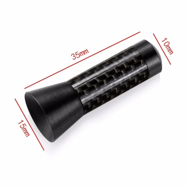 TBD04268457_4.webp 3.5cm Modified Metal Antenna Carbon Fiber Car Antenna Car Decorative Antenna - Image 5