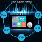 2.8 inch Car DAB+Digital Broadcasting Colorful Screen Receiver FM Forwarding AUX Output - Image 8