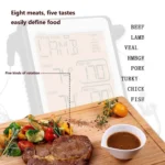 CH-212 Dual Probe Color Screen Smart Alarm Grill Kitchen Thermometer - Image 5