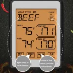 CH-212 Dual Probe Color Screen Smart Alarm Grill Kitchen Thermometer - Image 7