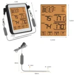 CH-212 Dual Probe Color Screen Smart Alarm Grill Kitchen Thermometer - Image 10