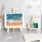 Wooden Desktop Mobile Phone Ipad Stand Flat Folding Mini Easel - Image 3