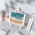 Wooden Desktop Mobile Phone Ipad Stand Flat Folding Mini Easel - Image 4
