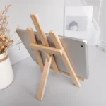 Wooden Desktop Mobile Phone Ipad Stand Flat Folding Mini Easel - Image 6