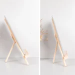 Wooden Desktop Mobile Phone Ipad Stand Flat Folding Mini Easel - Image 7