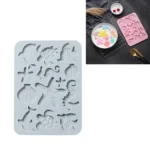 4 PCS Marine Life Three-dimensional Silicone Ice Cream Mold High Temperature Resistant Multifunctional Baking Cake Chocolate Mold